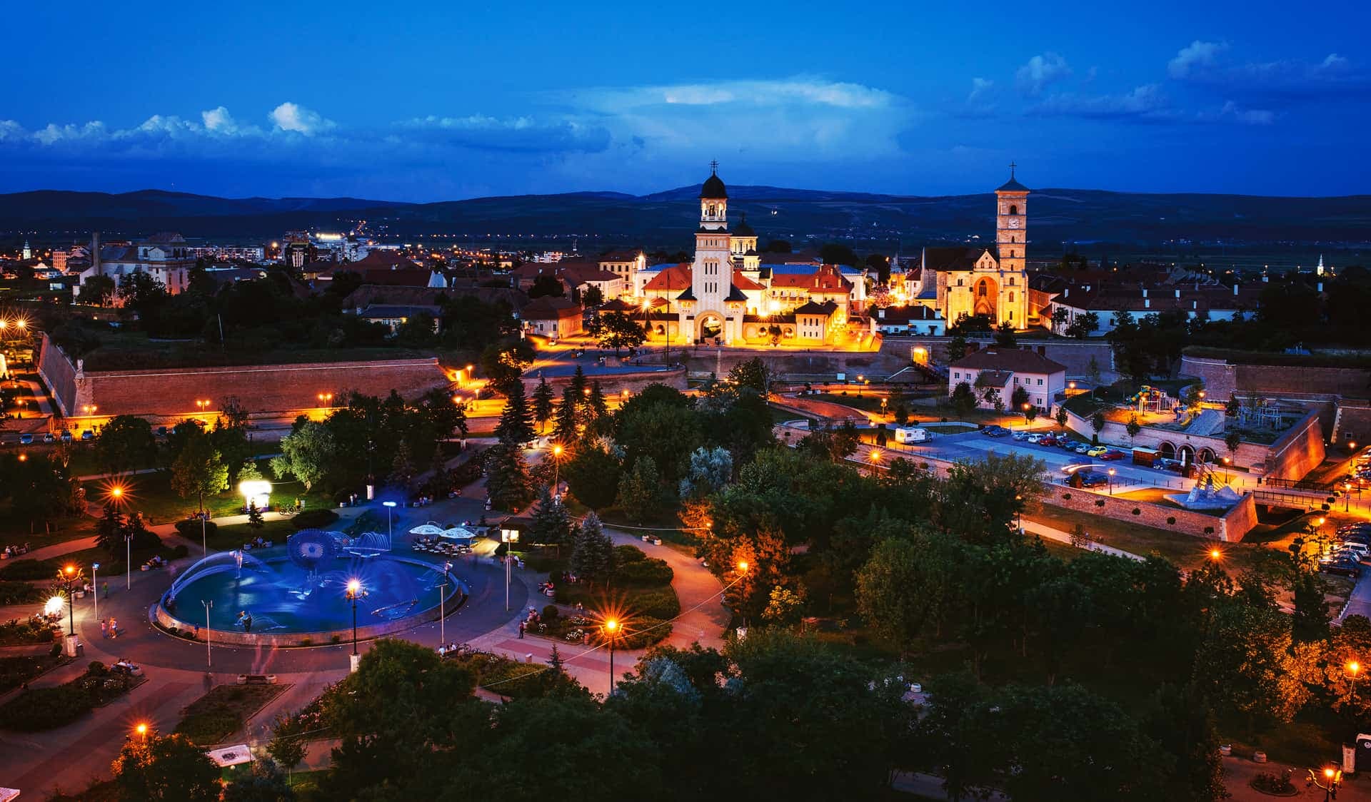 Night view of the city